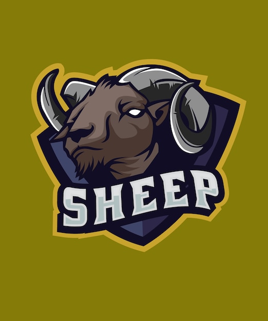 Logotipo de dark sheep e sports