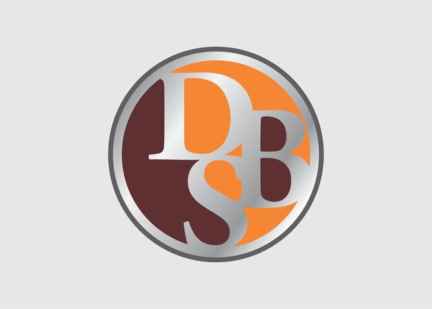 El logotipo de DBS es una plantilla de rango toruncu ve siyah