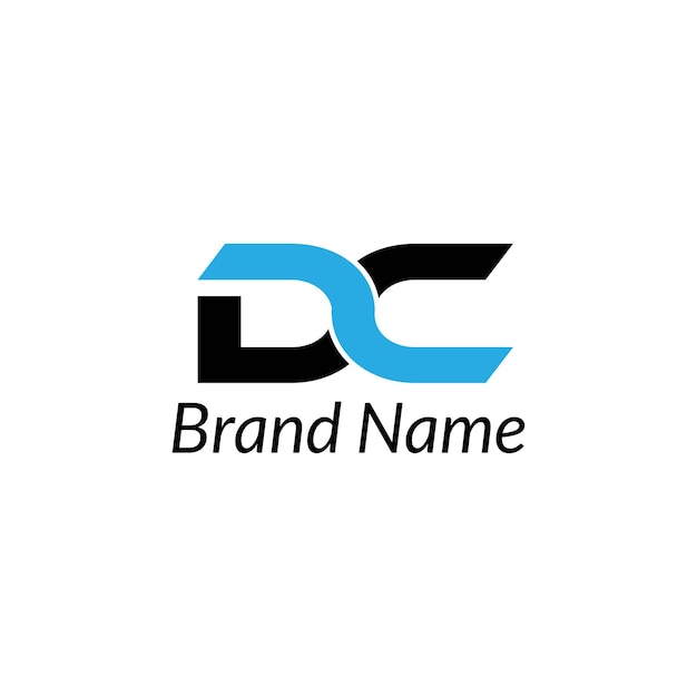 El logotipo de DC Monogram tiene un diseño de letras minimalista y elegante.