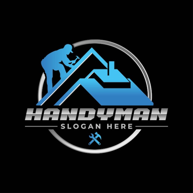 Logotipo de decoración de hogar de alta calidad y colorido para la reparación de viviendas, la remodelación, la renovación de viviendas, la renovación de viviendas