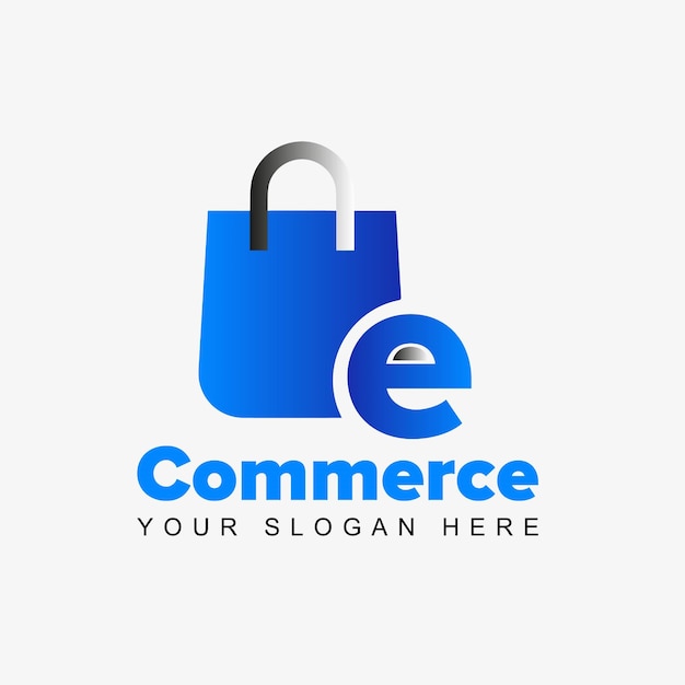 Logotipo degradado para negocios de comercio electrónico