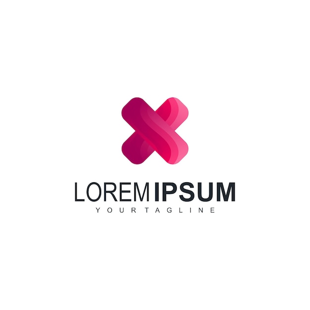 LOGOTIPO DEGRADADO ÚLTIMO X MODERNO