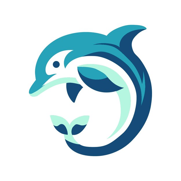 El logotipo del delfín lúdico
