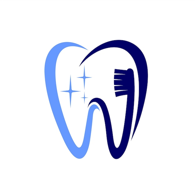 Logotipo dental con concepto de dolor de muelas.