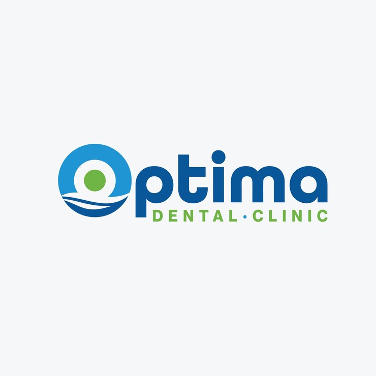 El logotipo dental óptimo de la letra O