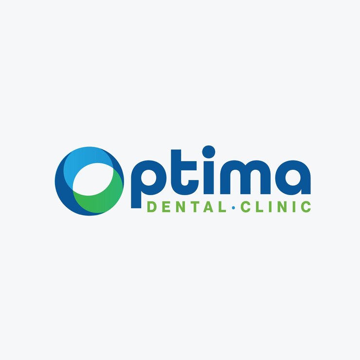 El logotipo dental óptimo de la letra O