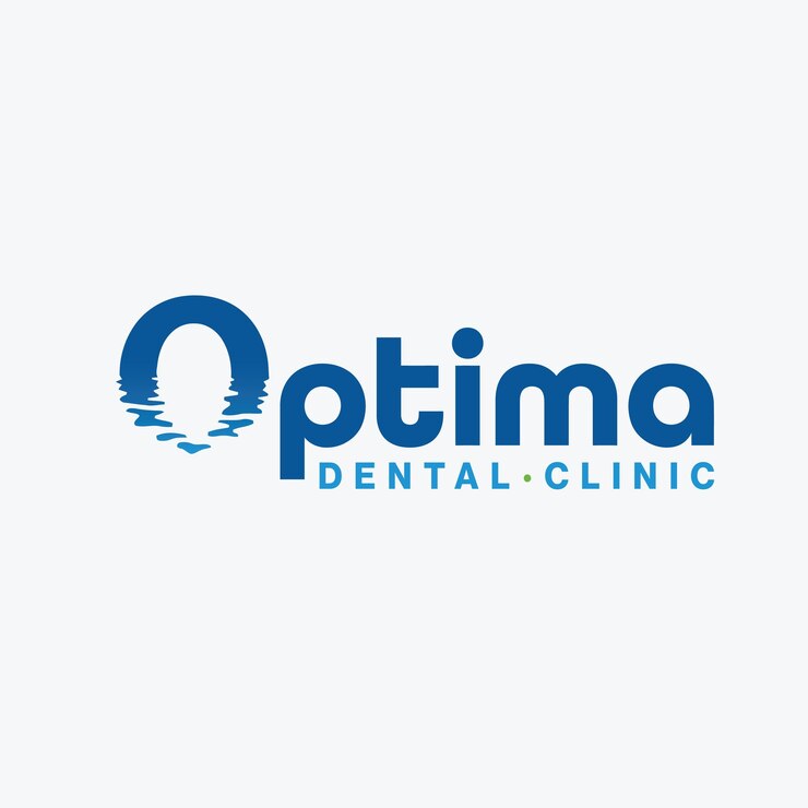 El logotipo dental óptimo de la letra O