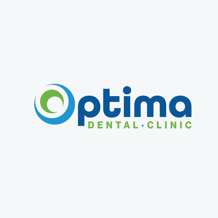 El logotipo dental óptimo de la letra O