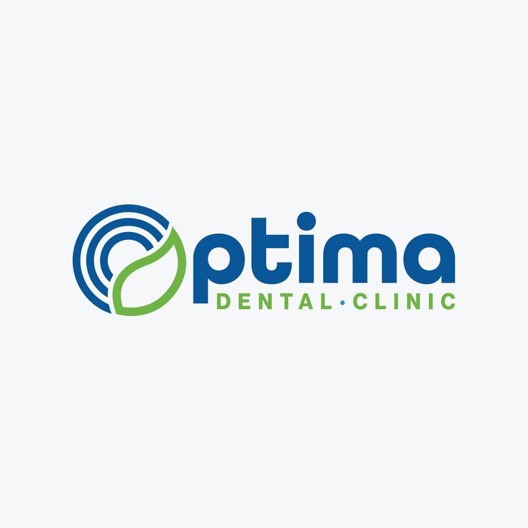 El logotipo dental óptimo de la letra O