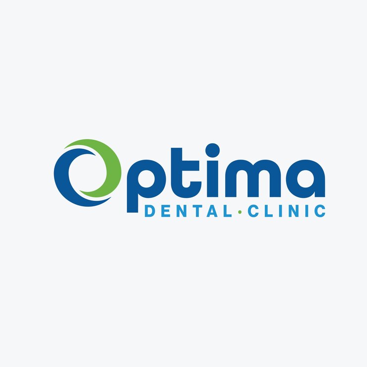 El logotipo dental óptimo de la letra O