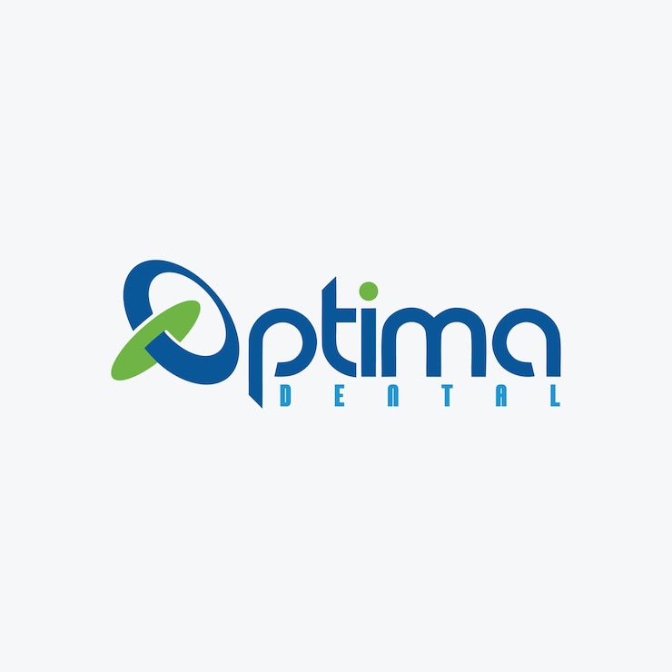 El logotipo dental óptimo de la letra O