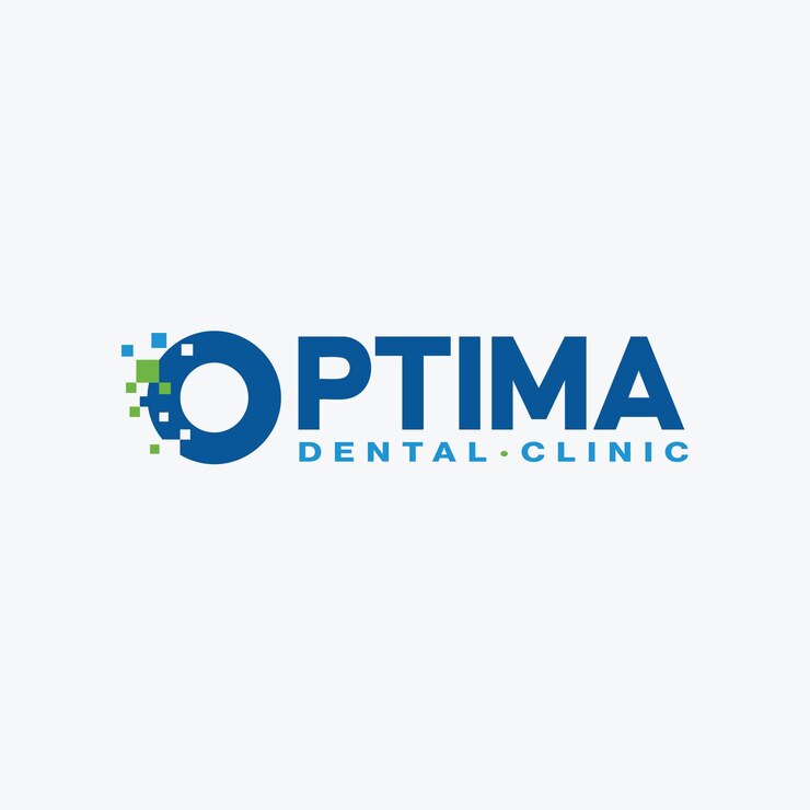 El logotipo dental óptimo de la letra O