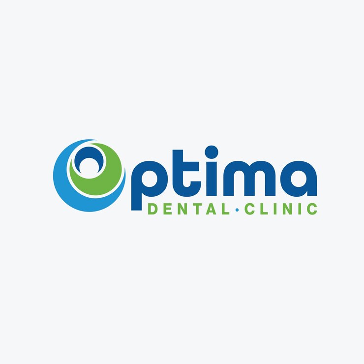 El logotipo dental óptimo de la letra O