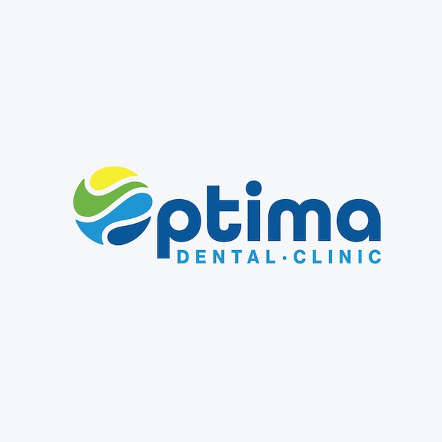 El logotipo dental óptimo de la letra O