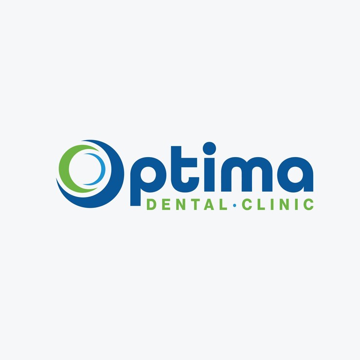El logotipo dental óptimo de la letra O