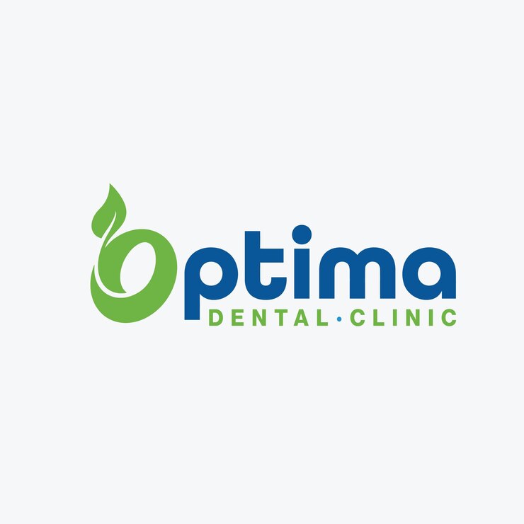 El logotipo dental óptimo de la letra O