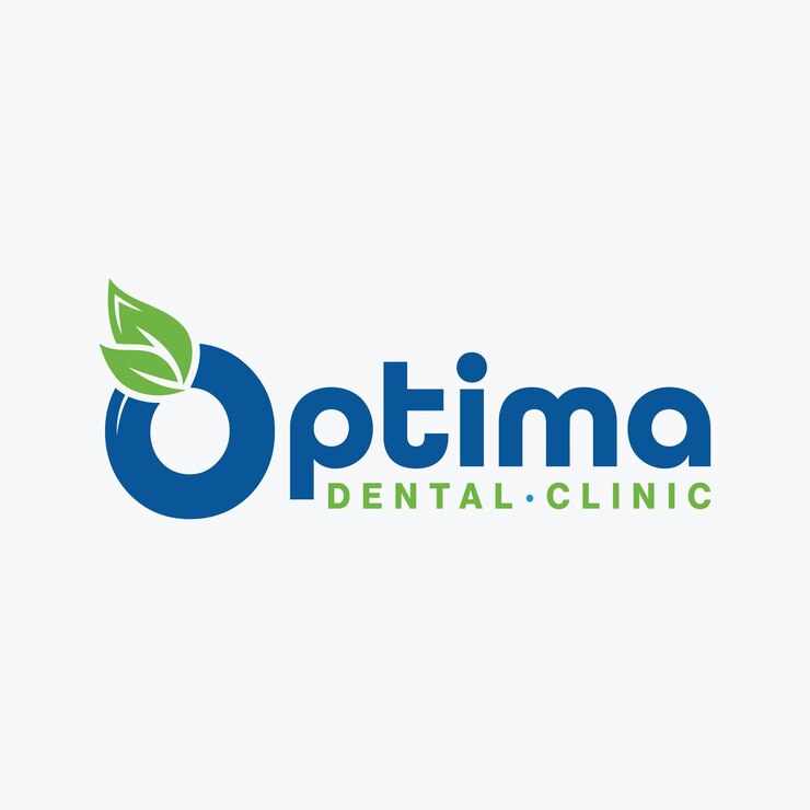 El logotipo dental óptimo de la letra O
