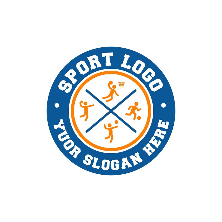 El logotipo del deporte vectorial