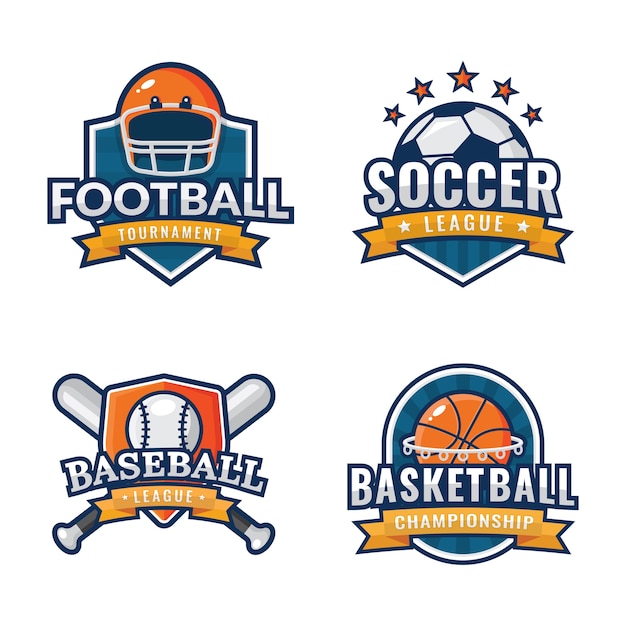 Logotipo de deportes bandge