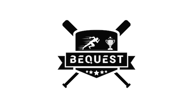 Logotipo deportivo de béisbol