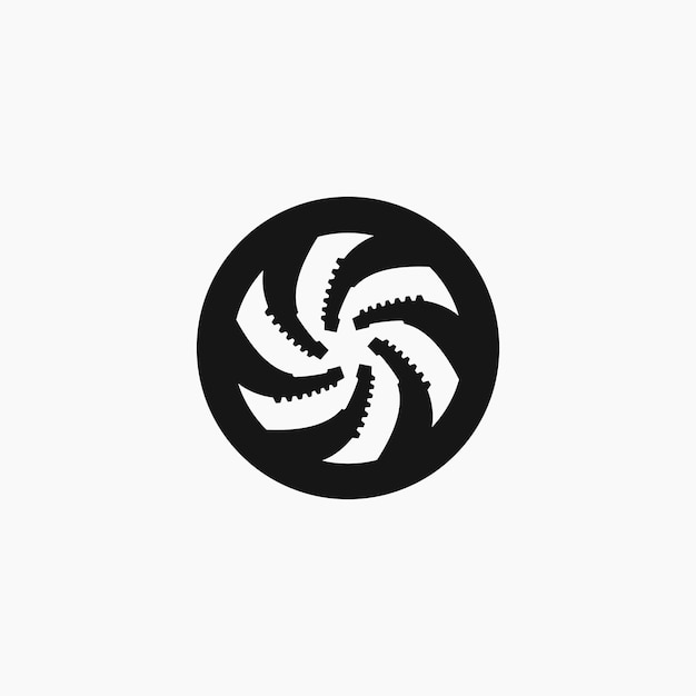 Logotipo del descascarador de madera Máquina de descascarado de troncos icono sencillo signo símbolo ilustración vectorial
