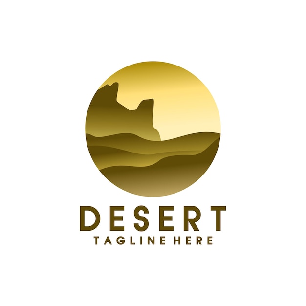 Logotipo del desierto para empresa.