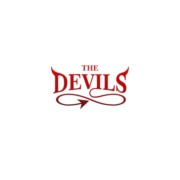 El logotipo de Devils Wordmark
