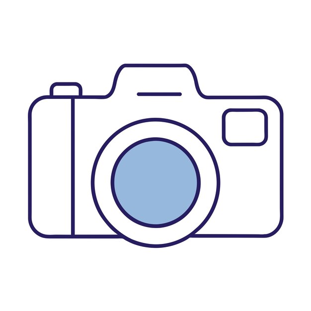 El logotipo del Día Mundial de la Fotografía con el contorno de la cámara digital