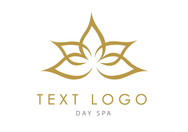 logotipo del día del spa, marca de spa de belleza