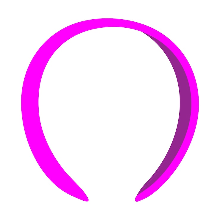 Vector logotipo de diadema de pelo