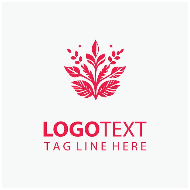 El logotipo del diamante floral