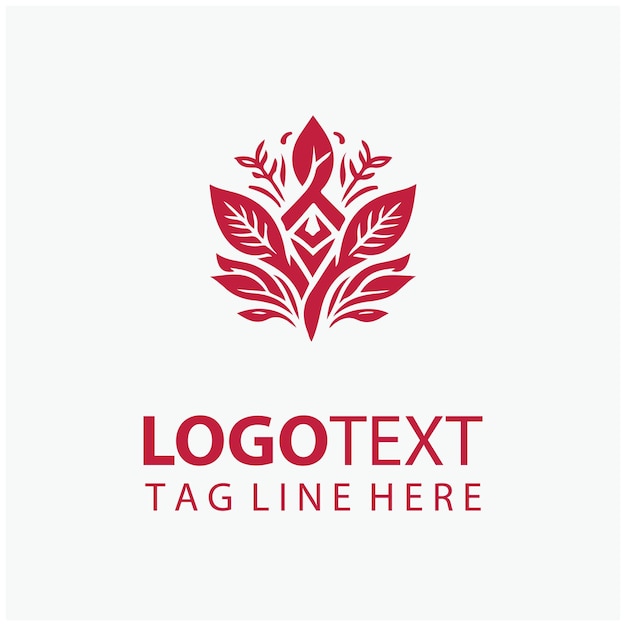 El logotipo del diamante floral