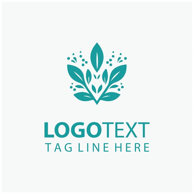 El logotipo del diamante floral