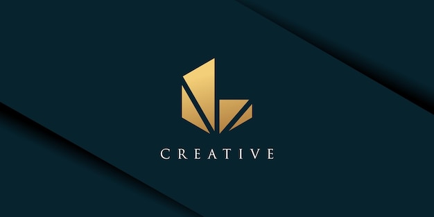 Logotipo de diamante con ilustración de vector de icono de diseño creativo