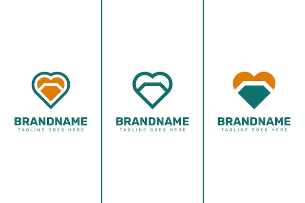 El logotipo de Diamond Love simboliza el amor atemporal, la belleza y las conexiones preciosas.