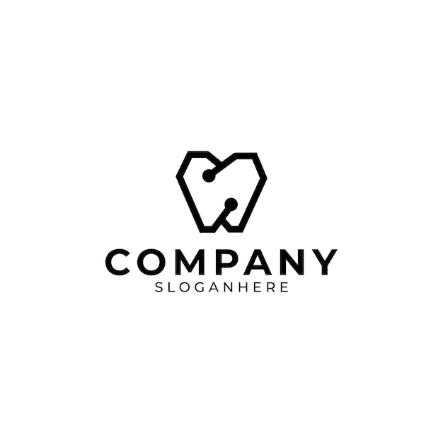 logotipo de diente dental