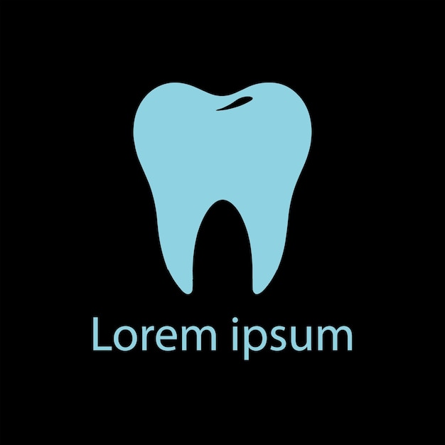 logotipo de diente moderno degradado de una clínica dental