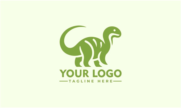 Un logotipo de dinosaurio con el logotipo de trex en el centro El dinosaurio es verde y tiene una sonrisa en él