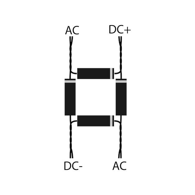 Vector logotipo de diodo