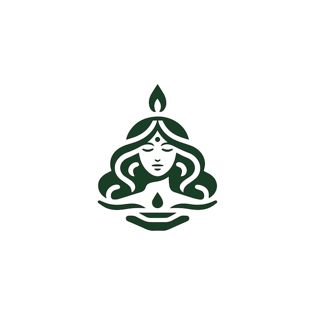 El logotipo de la diosa de la sabiduría