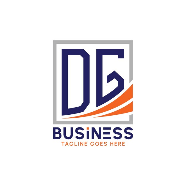 Logotipo de la Dirección General de Negocios Logotipo moderno de la Dirección general para la marca corporativa Logotipo de éxito de crecimiento de la dirección general