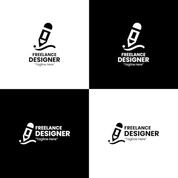 El logotipo del diseñador independiente