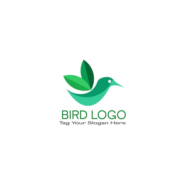 logotipo de diseño icono de pájaro volador y logotipo de pájaro clásico y moderno