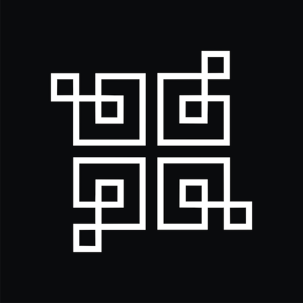 logotipo de diseño interior en concepto clásico