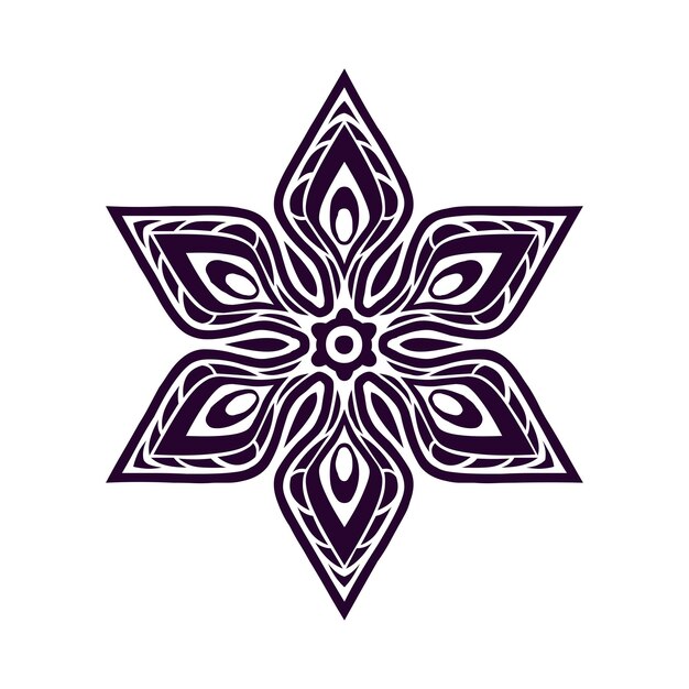 logotipo de diseño de mandala de lujo