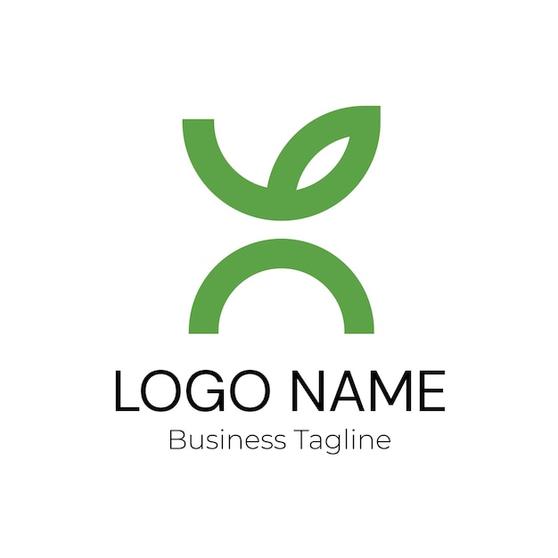 Logotipo Diseño de la marca de la empresa Leaf Business