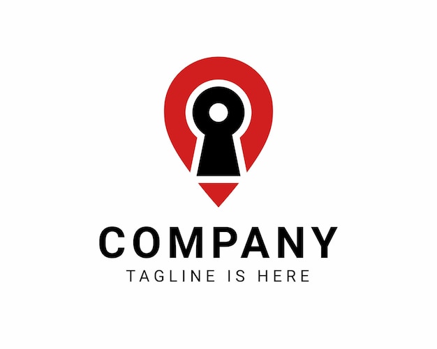Logotipo de diseño plano moderno para empresa.