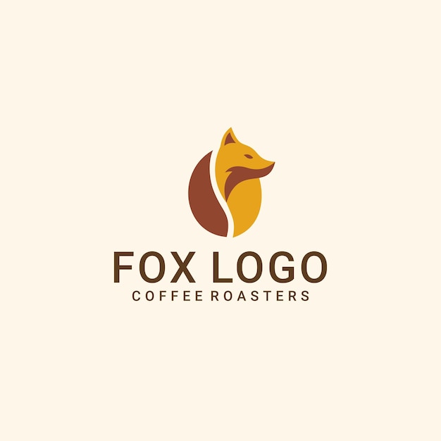 Logotipo de diseño de restaurante Fox Coffee