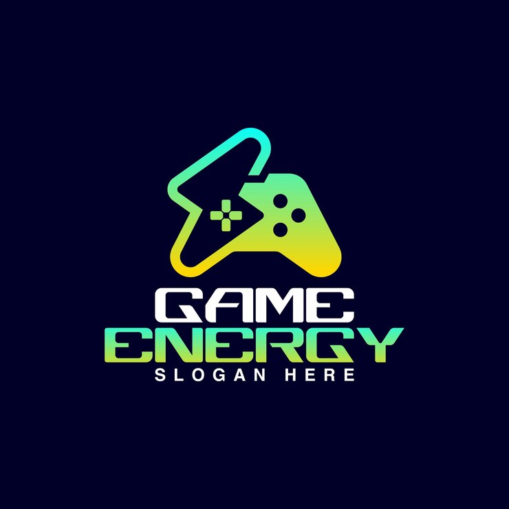 Vector logotipo de diseño de vector de juego de energía moderna