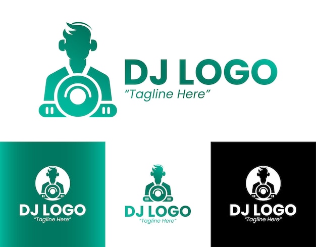 El logotipo de DJ Disk Jockey